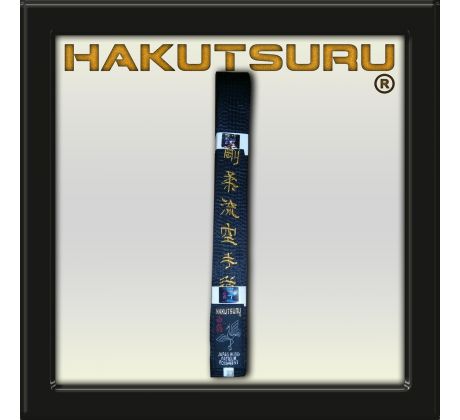 Satin Master Belt Goju-Ryu Karate-Do - Black Sensei