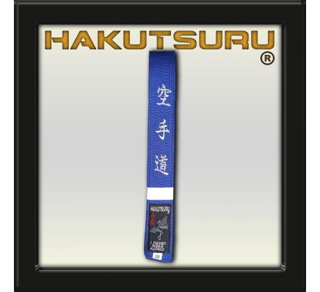 Competition Master Belt - Karate-Do Embroidery - Blue