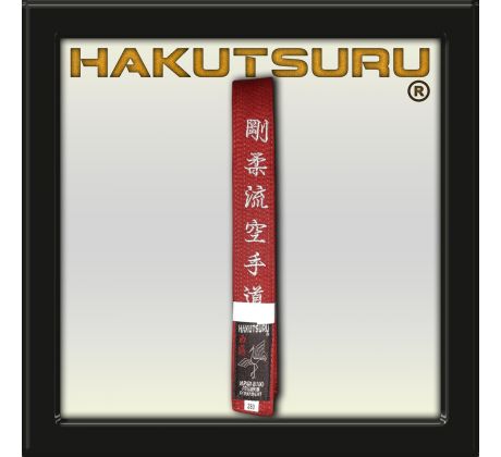 Master Belt - Goju-Ryu Katate-Do Embroidery - Red