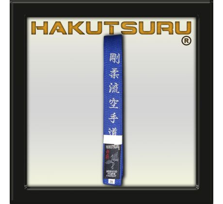 Competition Master Belt - Goju-Ryu Karate-Do Embroidery - Blue